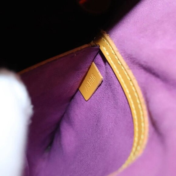 LOUIS VUITTON Epi Alma Hand Bag Yellow M52149 - Picture 11 of 16